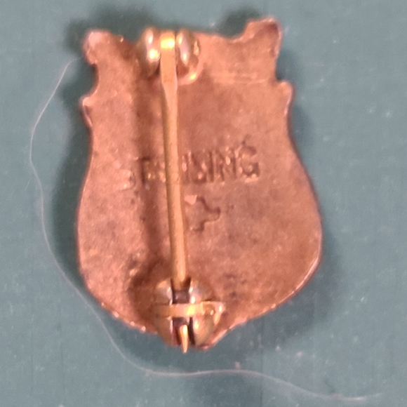 UBC university of British Columbia science pin sterling silver vintage - Picture 2 of 2